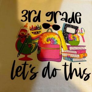 Back to school kids shirts